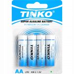 TINKO bateria alkaliczna R6 (AA) LR6 4 sztuki ORYGINALNA