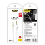 Dudao kabel AUX mini jack 3.5mm 1m 3 polowy stereo biały (L12S white)